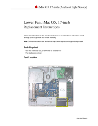 Para ver o documento Apple iMac G5 Manual do Utilizador